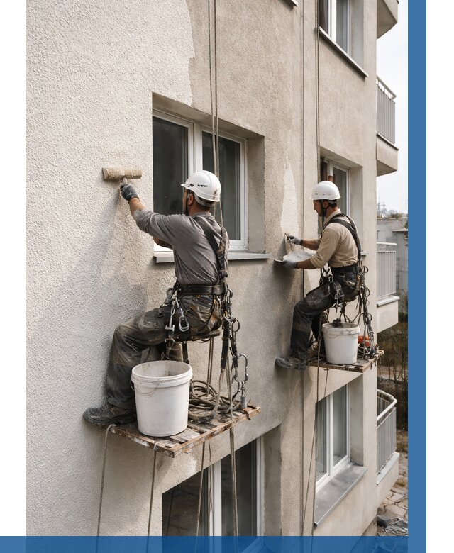 Нанесение короеда на фасад в Люберцах от 473 р. | ВЫСОТНИК-Люб