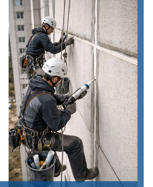 Герметизация межпанельных швов в Люберцах от 736 р. | ВЫСОТНИК-Люб