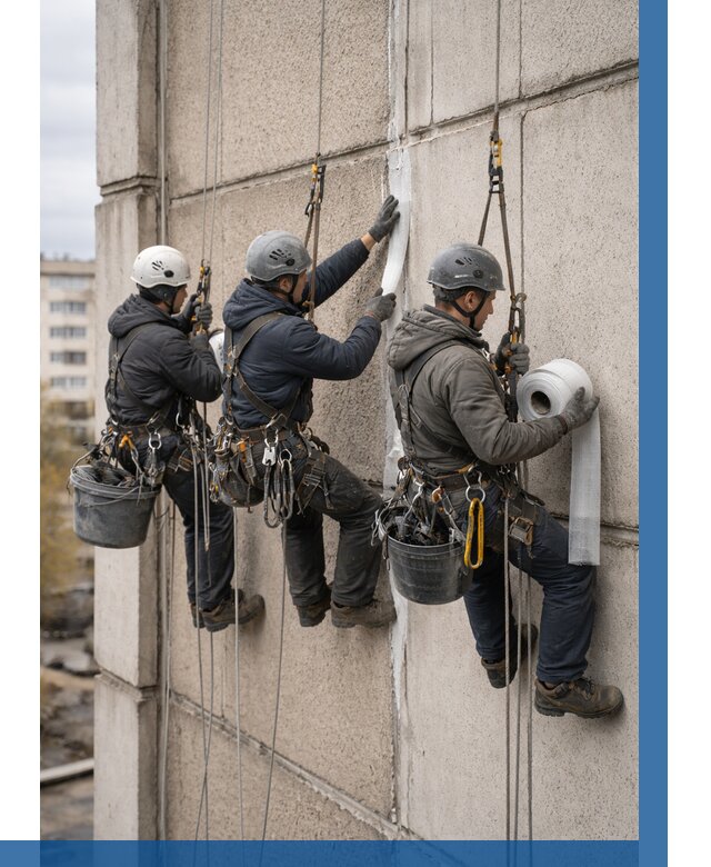 Ремонт межпанельных швов в Люберцах от 789 р. | ВЫСОТНИК-Люб