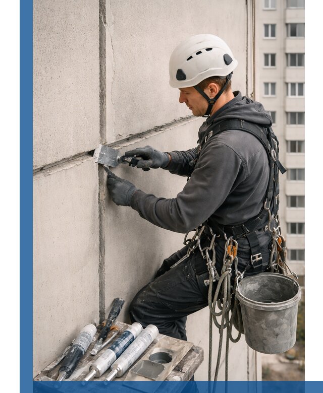 Ремонт межпанельных швов в Люберцах герметизация и восстановление
