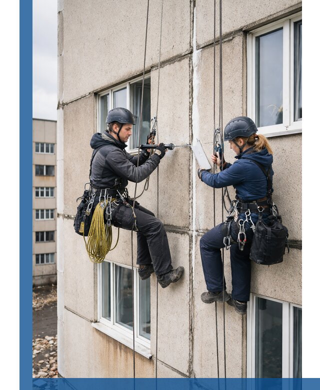 Герметизация межпанельных швов тёплым швом в Люберцах