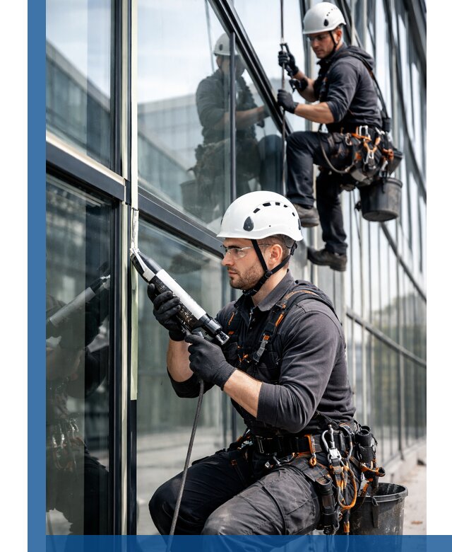 Герметизация витражных швов в Люберцах для зданий и фасадов