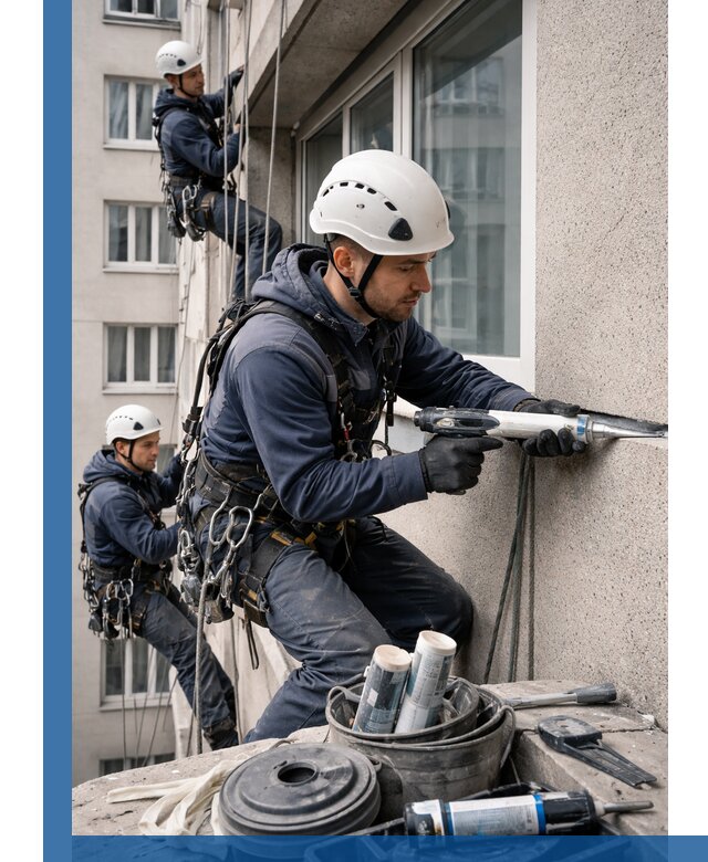 Герметизация швов лоджии в Люберцах профессионально и надежно