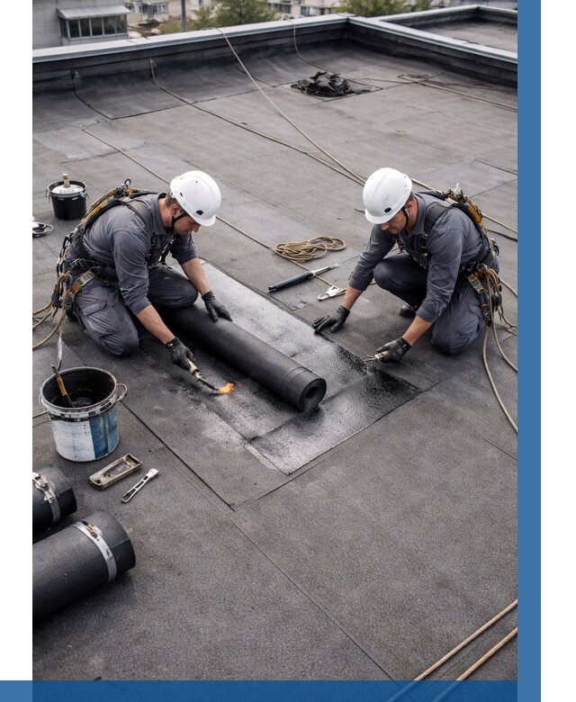 Ремонт мягкой кровли под ключ в Люберцах от 736 р. | ВЫСОТНИК-Люб