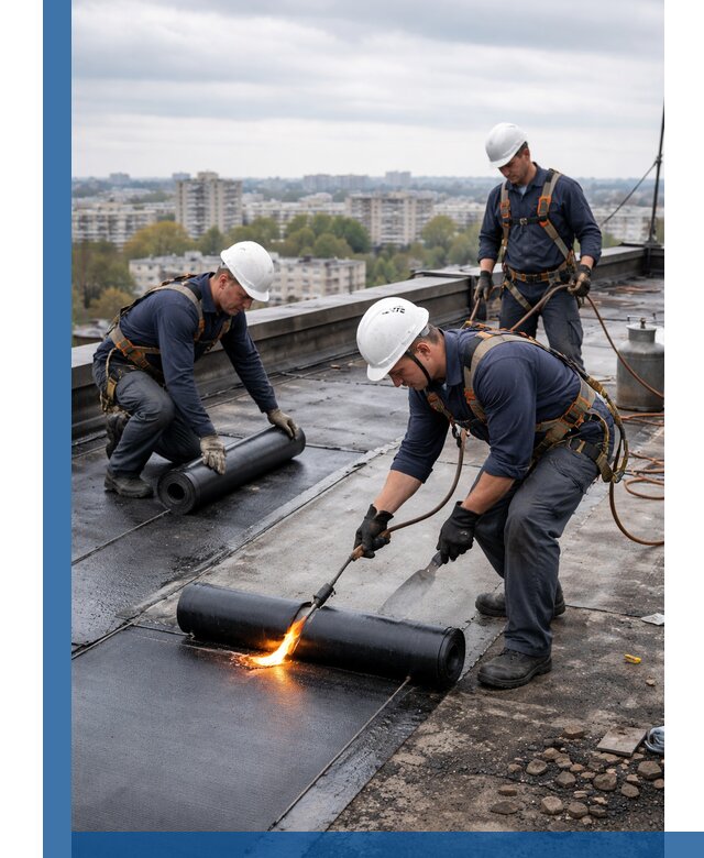 Ремонт наплавляемой кровли в Люберцах качественно и надежно