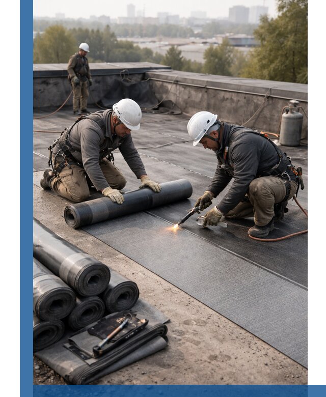 Монтаж мягкой кровли в Люберцах профессионально и надежно