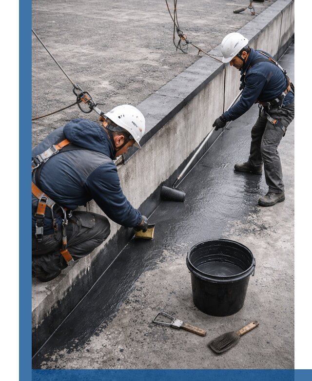 Гидроизоляция кровли жидкой резиной профессионально в Люберцах