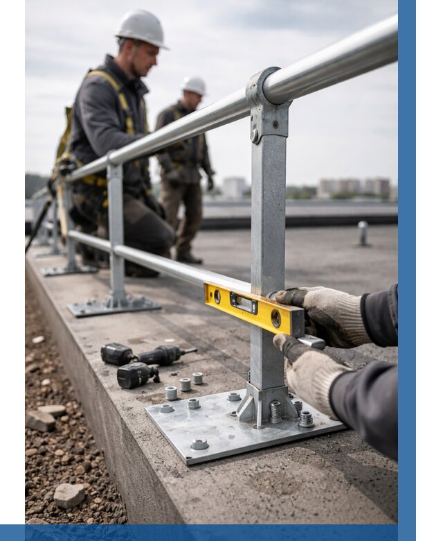 Монтаж кровельного ограждения в Люберцах от 1263 р. | ВЫСОТНИК-Люб