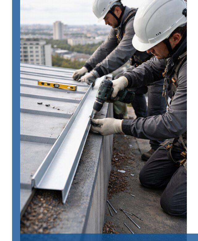 Монтаж капельника на кровле в Люберцах с гарантией качества