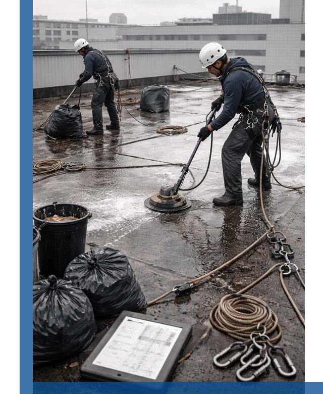 Плановая очистка кровли по графику в Люберцах для безопасности