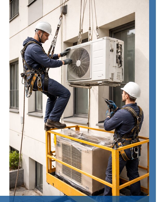 Демонтаж внешнего блока кондиционера в Люберцах от 3682 р. | ВЫСОТНИК-Люб