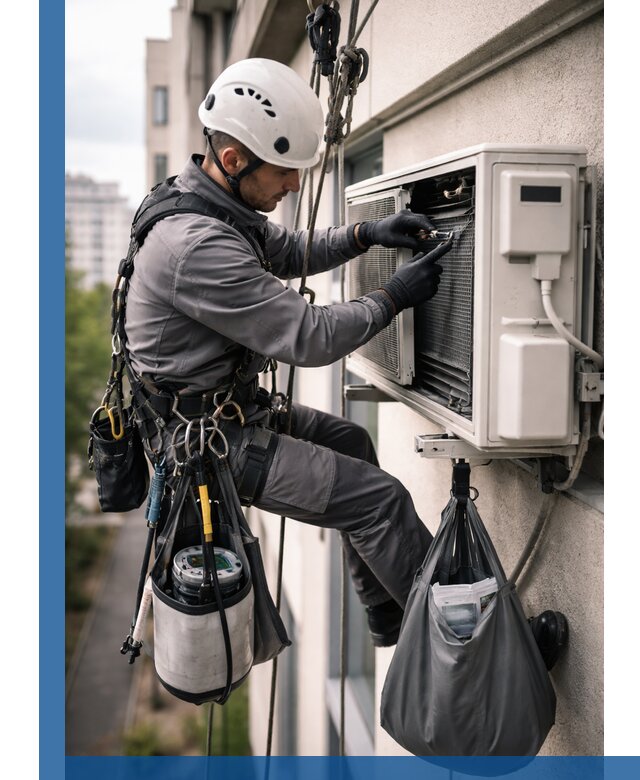 Обслуживание внешнего блока кондиционера в Люберцах профессионально