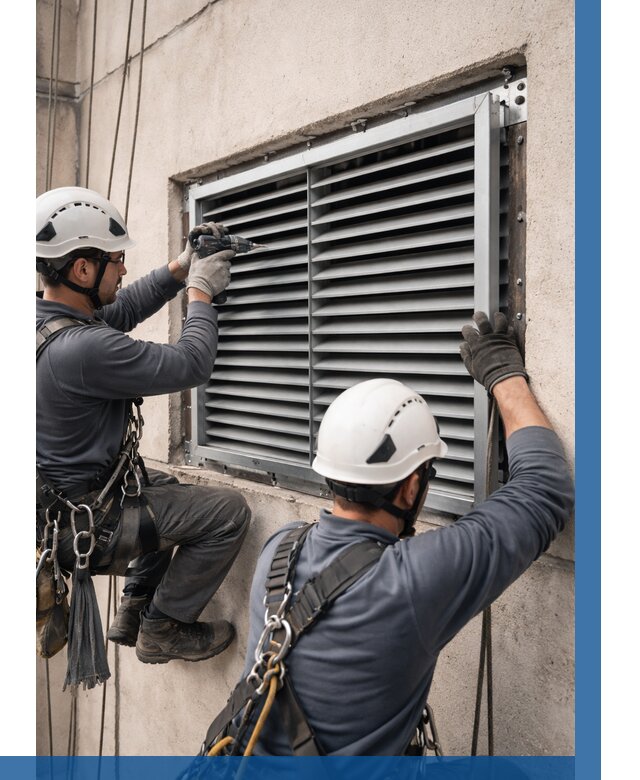 Монтаж вентиляционных решеток в Люберцах от 4734 р. | ВЫСОТНИК-Люб