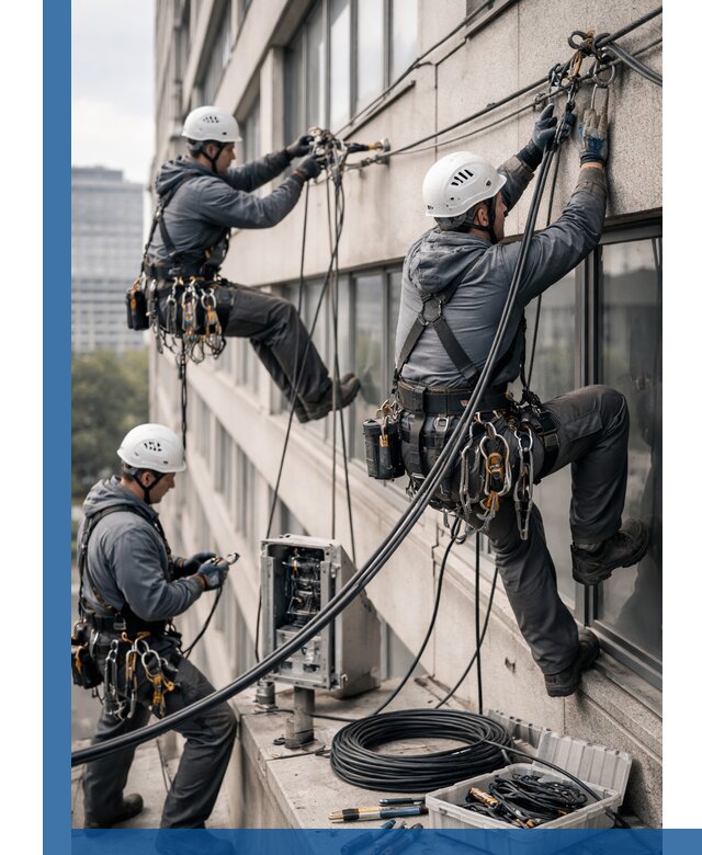 Прокладка оптоволоконного кабеля в Люберцах под ключ с тестированием