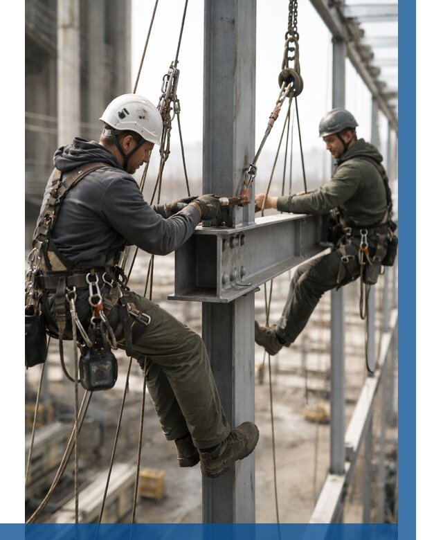 Монтаж металлоконструкций на высоте в Люберцах от 3682 р. | ВЫСОТНИК-Люб