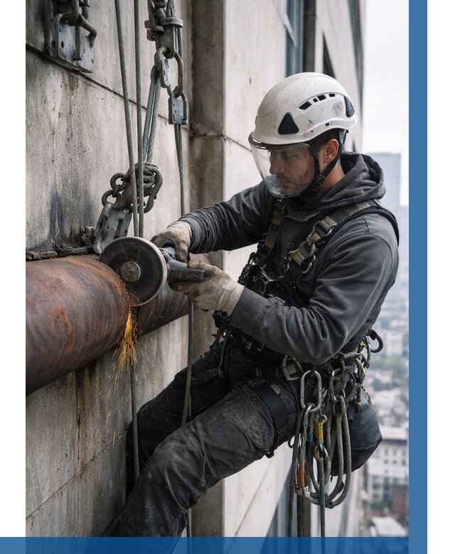 Резка металла на высоте в Люберцах по цене от 4734 р. | ВЫСОТНИК-Люб