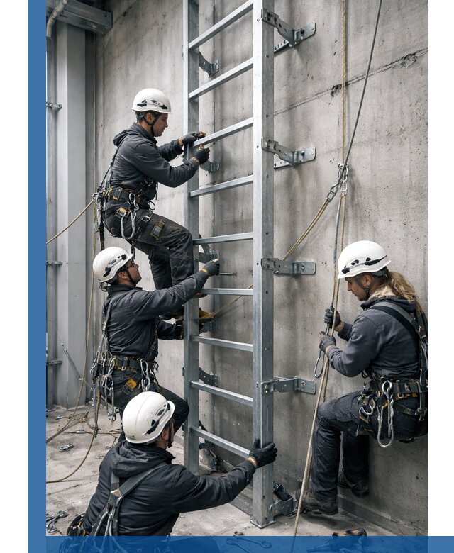 Монтаж металлических лестниц в Люберцах под ключ со гарантией