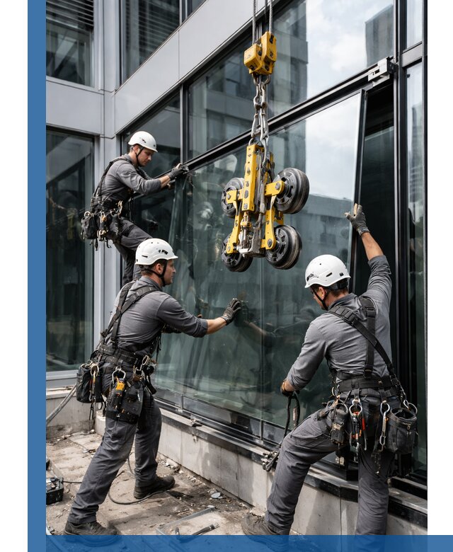 Структурное остекление фасадов в Люберцах монтаж и обслуживание