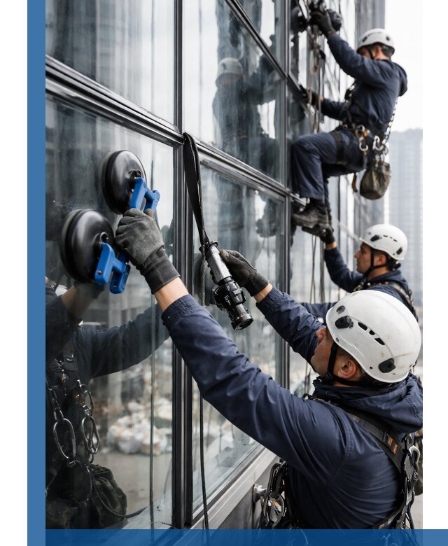 Радиусное остекление фасадов под ключ в Люберцах с гарантиями