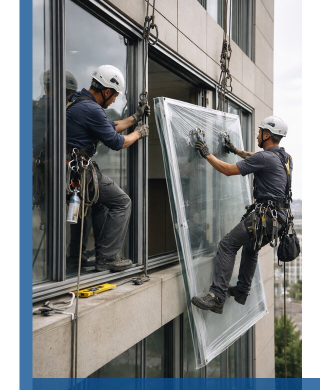Профессиональная замена стекла в витраже в Люберцах с гарантией