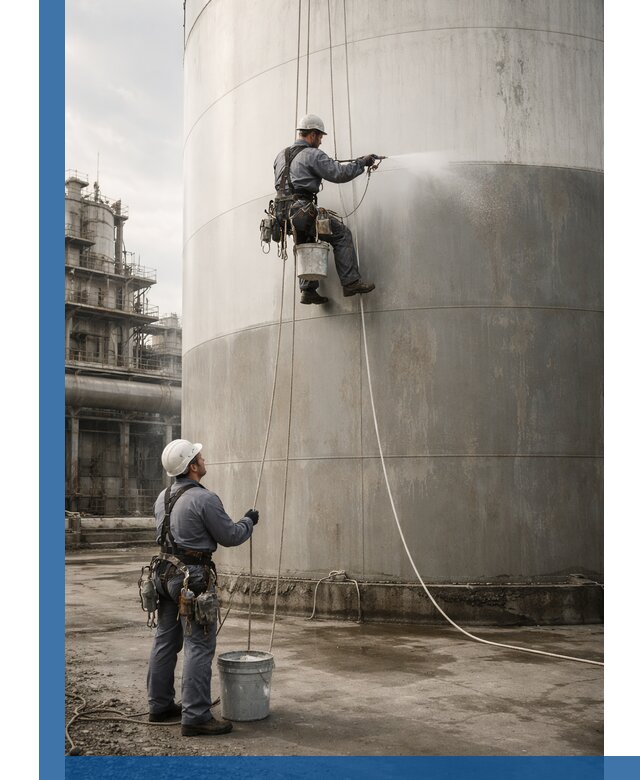 Покраска стальных резервуаров и емкостей в Люберцах профессионально