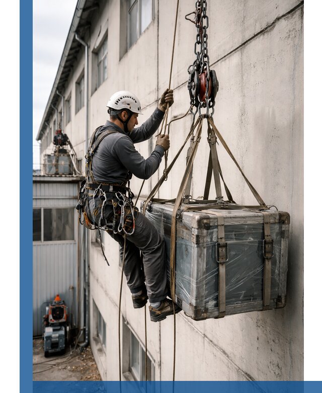 Подъем грузов на высоту в Люберцах для промышленных объектов