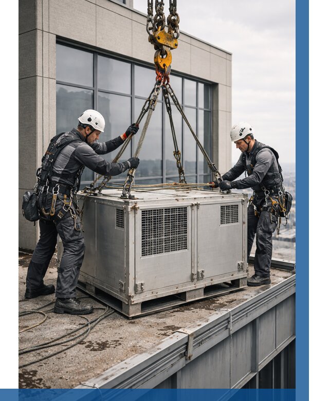 Такелажные работы на высоте в Люберцах от 8417 р. | ВЫСОТНИК-Люб