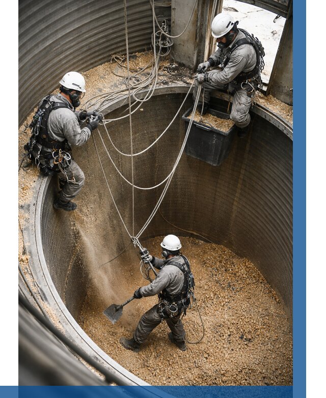 Чистка зерновых бункеров в Люберцах от 12625 р. | ВЫСОТНИК-Люб