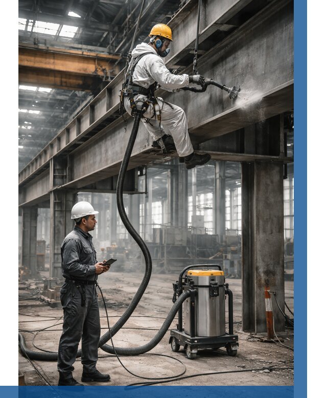 Обеспыливание конструкций в цехе в Люберцах от 4419 р. | ВЫСОТНИК-Люб