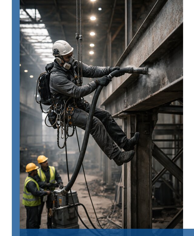 Обеспыливание конструкций в цехах промышленного производства в Люберцах