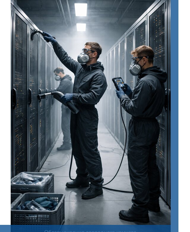 Обеспыливание серверной комнаты в Люберцах от 4734 р. | ВЫСОТНИК-Люб