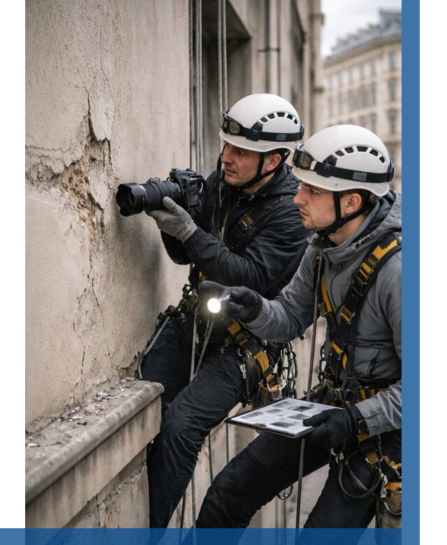 Фотофиксация дефектов фасада в Люберцах от 4734 р. | ВЫСОТНИК-Люб